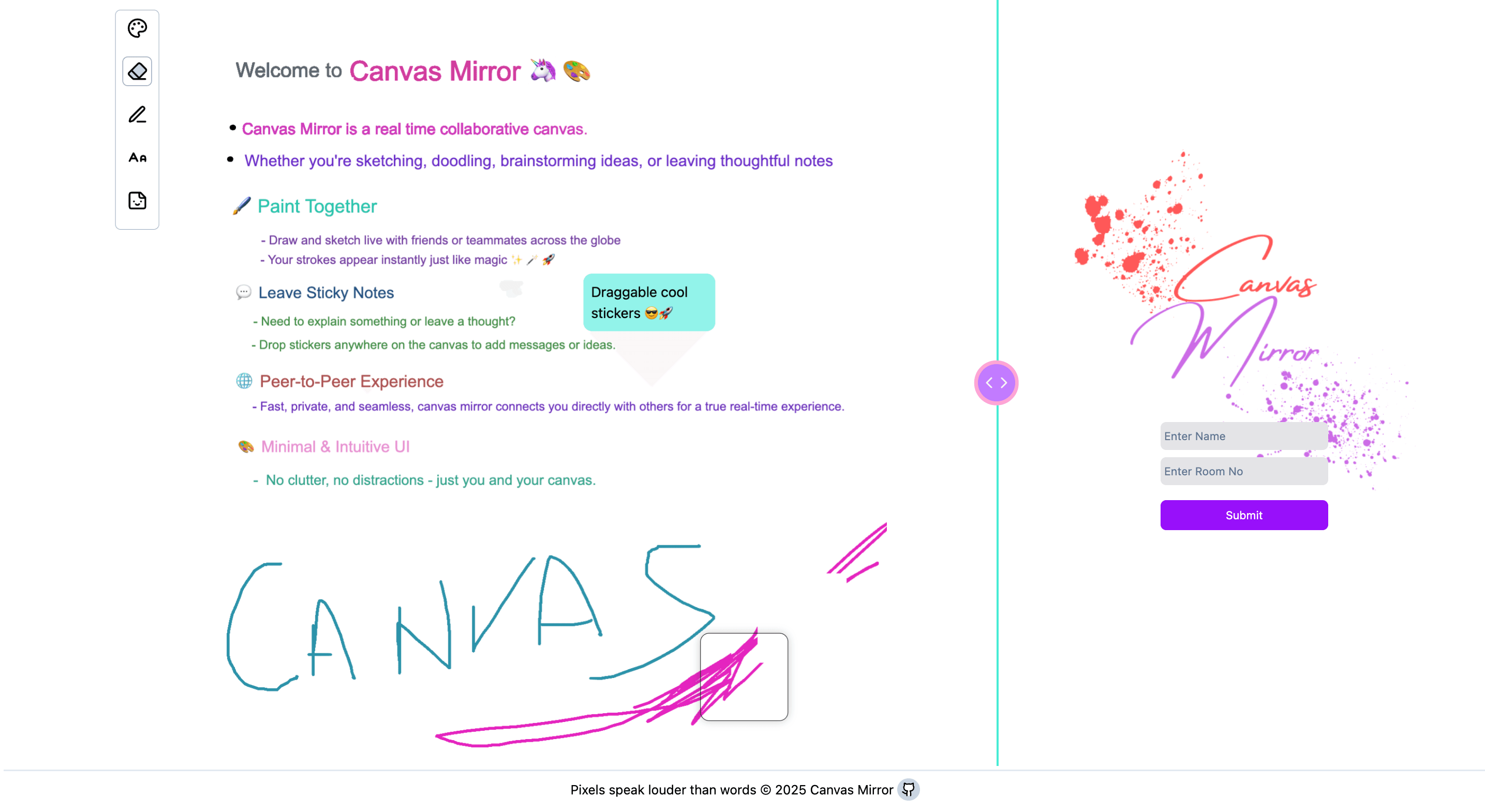 Canvas Mirror
